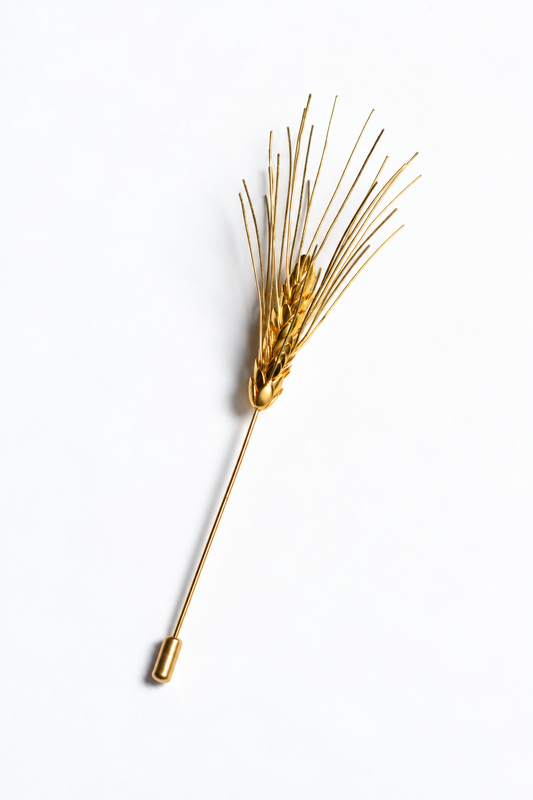 Ceres Wheat Lapel Pin