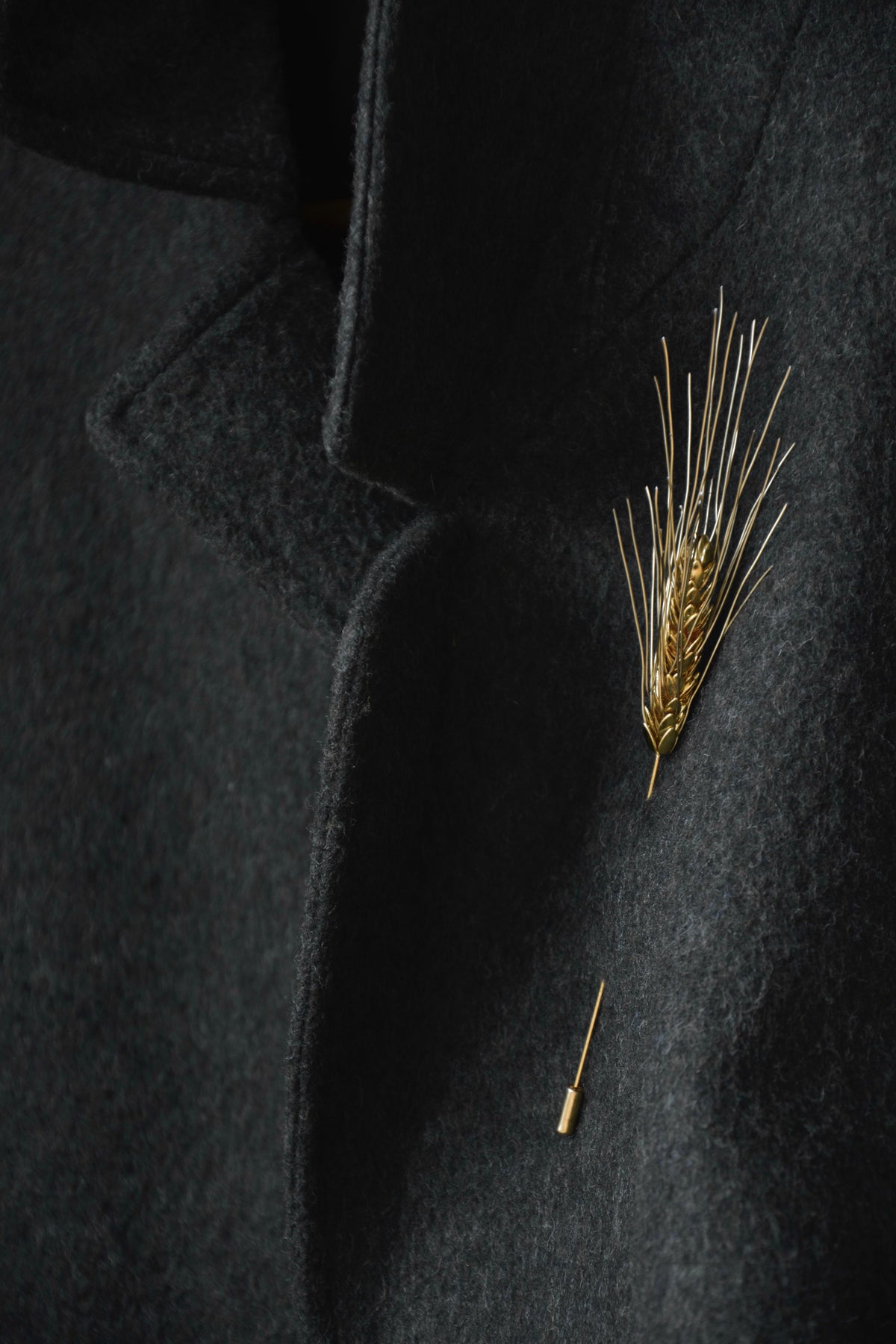 Ceres Wheat Lapel Pin